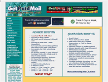 Tablet Screenshot of getpaidmail.com